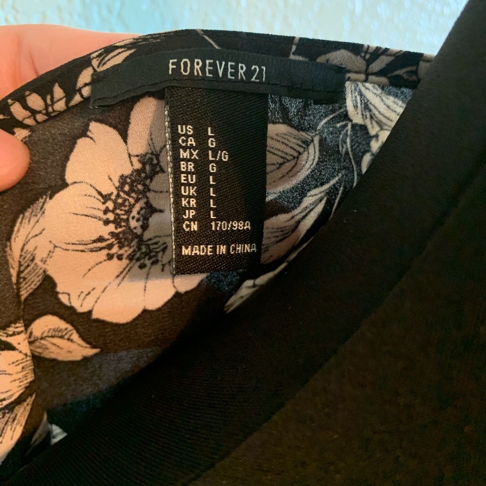 Flower print top